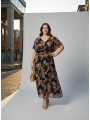 Lane Bryant Floral Midi Dress Size 28
