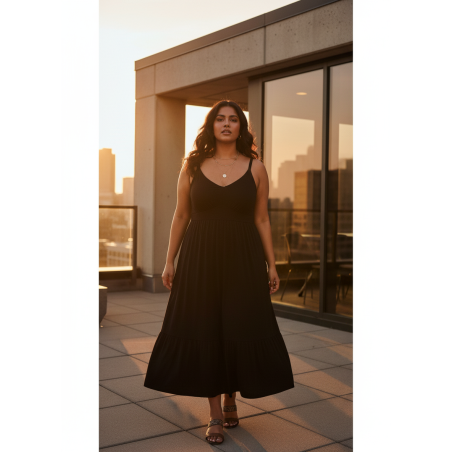 Torrid Black Midi Dress Size 30