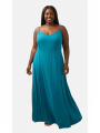 Torrid Teal Maxi Dress Size 28