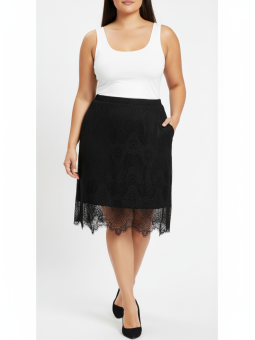 Torrid Black Lace Skirt 4X
