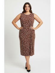 I.N.C. Giraffe Print Dress Size 3X