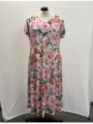 AVENUE Floral Short Sleeve Dress Size 22/24