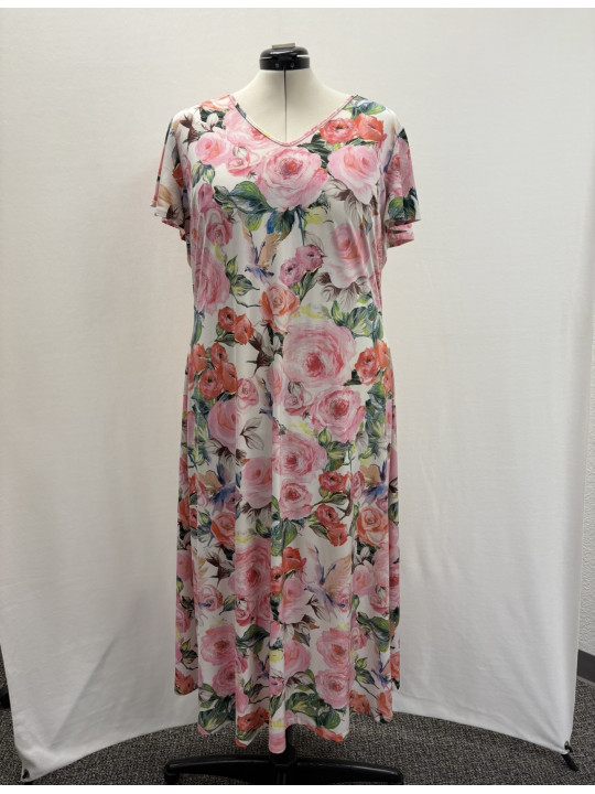 AVENUE Floral Short Sleeve Dress Size 22/24