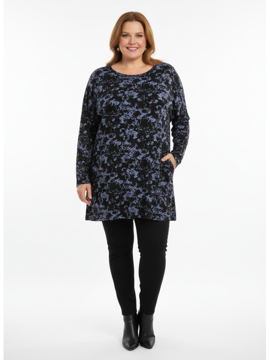 Purple Print LIVI Active Workout Tunic Size 26/28