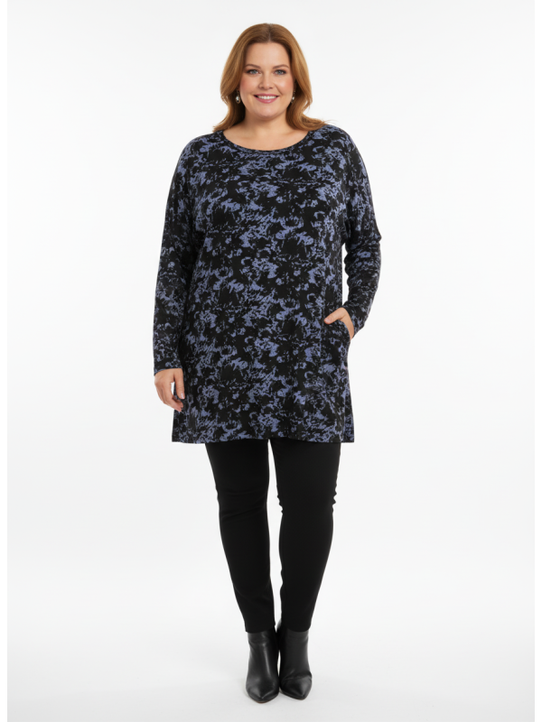 Purple Print LIVI Active Workout Tunic Size 26/28