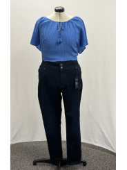 Chic Denim Dark Wash Jeans Size 24