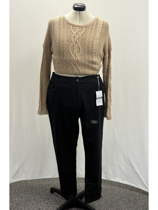 EVANS Black Denim Jeans Size 24