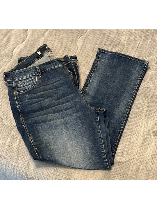 Kit from the Kloth  Natalie Bootcut Dark Wash Jeans