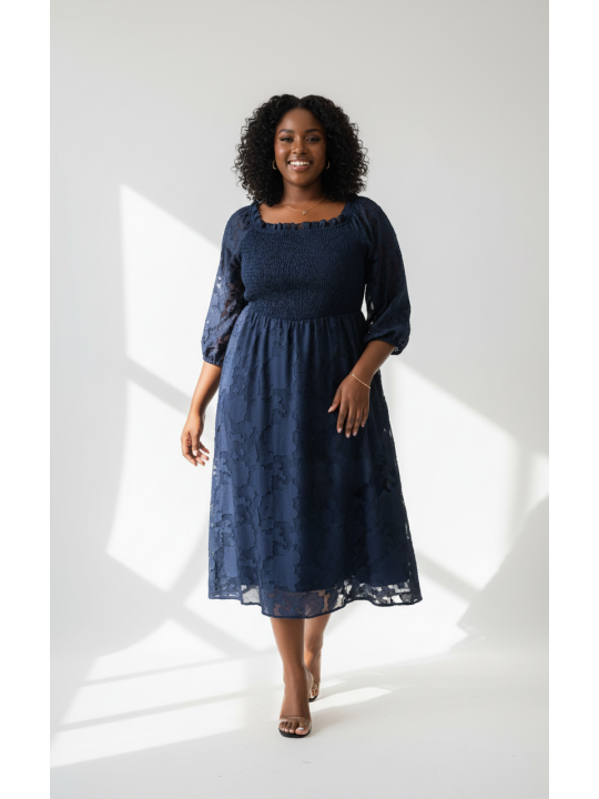 BLOOMCHIC Navy Lace Dress Size 18/20