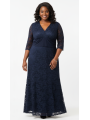 KIYONNA Navy Lace Dress Size 3X