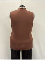 Nordstrom Rack Brown Mock Tank Top Size 2X