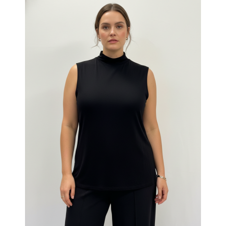 Nordstrom Rack Black Mock Neck Tank Size 2X