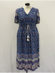 BLOOMCHIC Blue Floral Dress Size 14/16