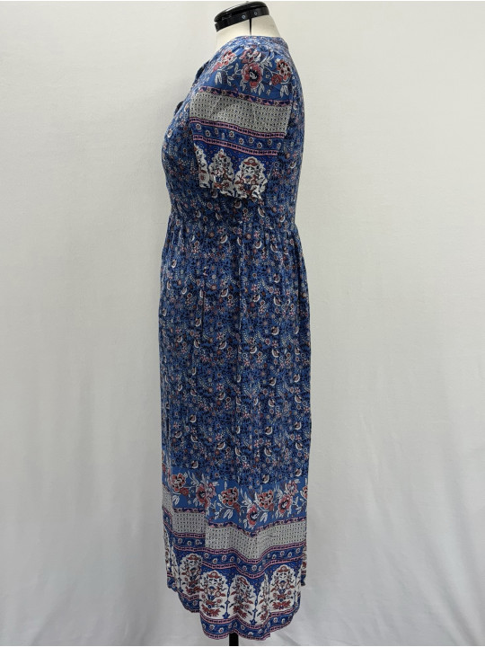 BLOOMCHIC Blue Floral Dress Size 14/16