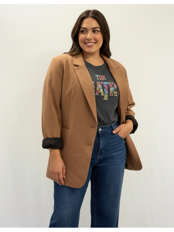 ELOQUII Tan Blazer Size 26