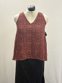 JW Style Orange-Pink Tank Top Size L