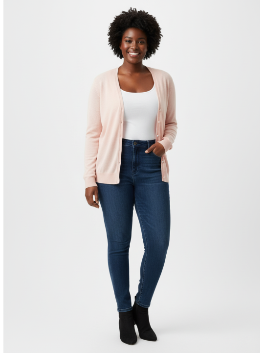 Old Navy Light Pink Button-Up Cardigan Size XL