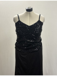 Lane Bryant Black Sequin Spaghetti Strap Tank Size 14/16