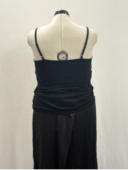 Lane Bryant Black Sequin Spaghetti Strap Tank Size 14/16