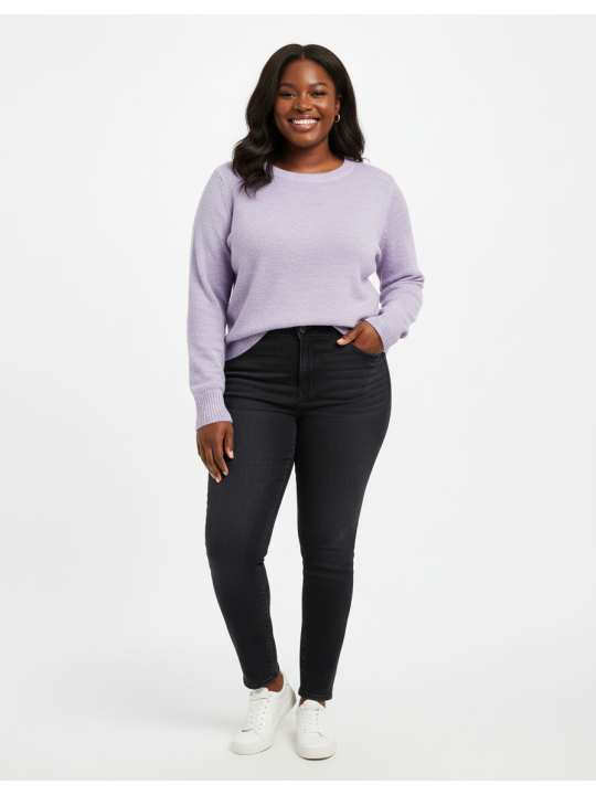 Old Navy Lavender w/Hints of Pink Sweater Size 1X