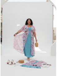 Torrid Watercolor Duster Size 5X