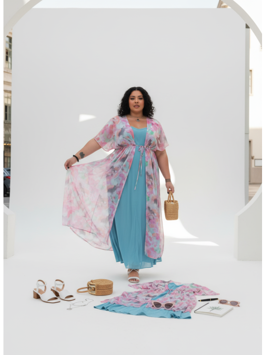 Torrid Watercolor Duster Size 5X