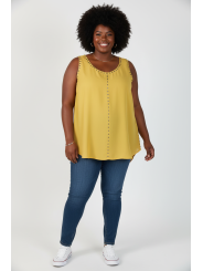Torrid Yellow Tank Size 28