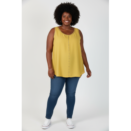 Torrid Yellow Tank Size 28