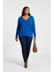Lane Bryant Royal Blue V-Neck Sweater Size 22/24