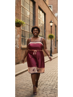 Cacique Purple/Pnk/Burgundy Dress Size 22/24