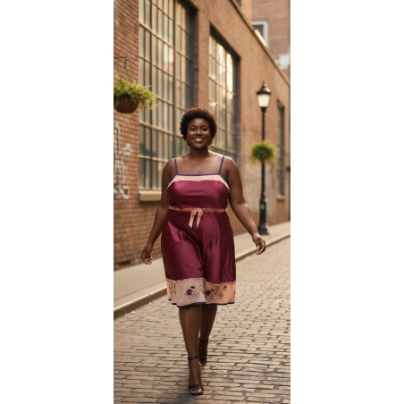 Cacique Purple/Pnk/Burgundy Dress Size 22/24