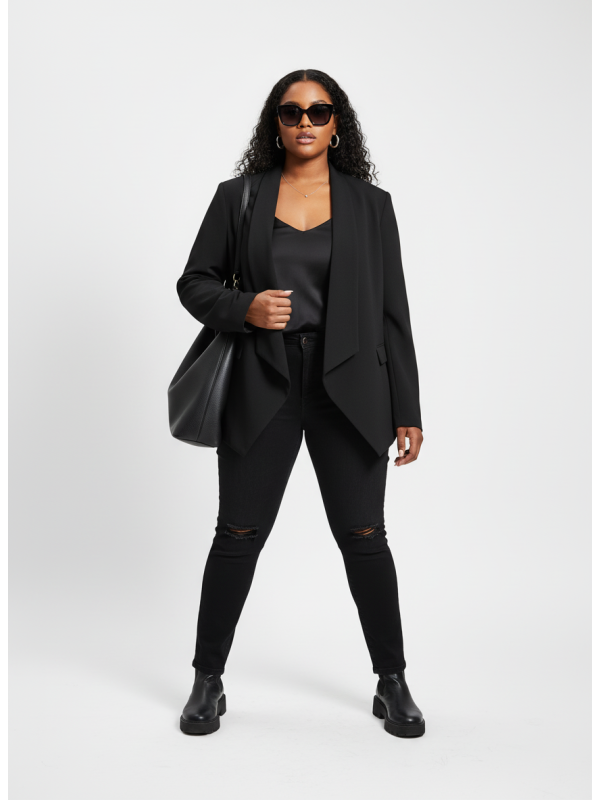 Calvin Klein Black Blazer Size 22W