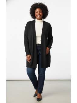 Charter Club Black Long Cardigan Size 3X