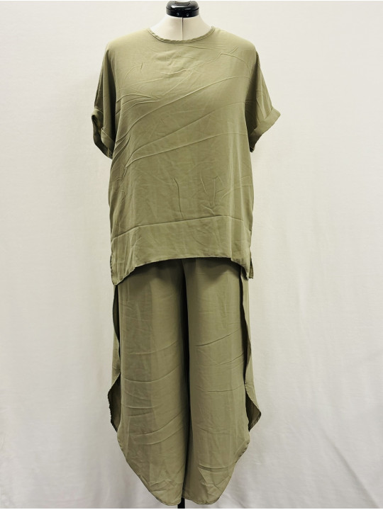 INSPIRE CHIC Green Pant Set Size XXL