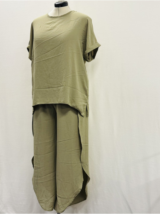 INSPIRE CHIC Green Pant Set Size XXL