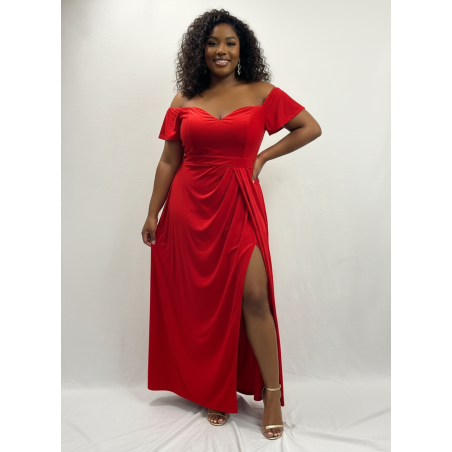 SHEIN Curve Red Dress Size 3X