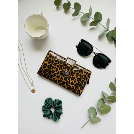 Cheetah Print Clutch Wallet