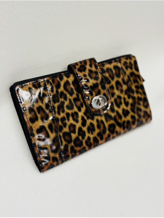 Cheetah Print Clutch Wallet