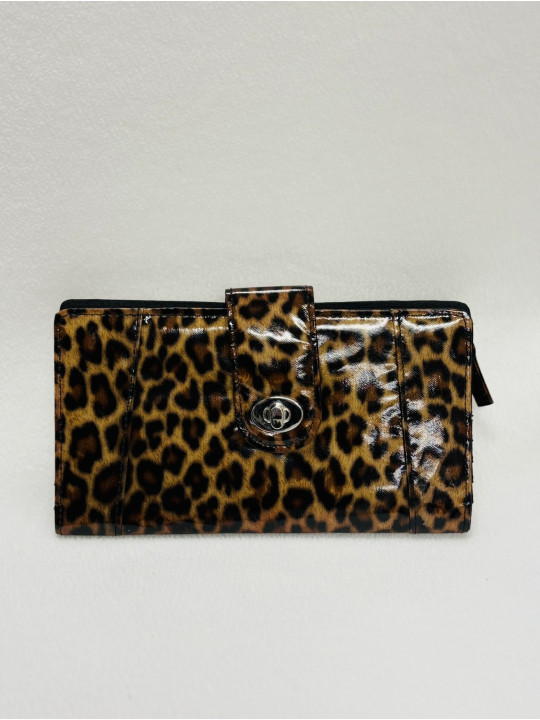 Cheetah Print Clutch Wallet