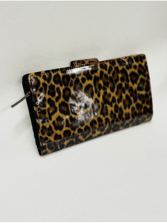 Cheetah Print Clutch Wallet