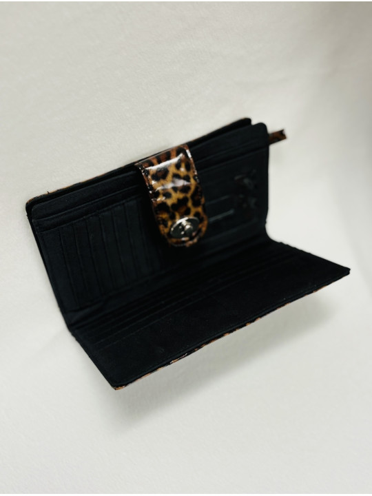 Cheetah Print Clutch Wallet