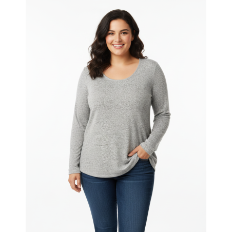 Old Navy Light Heather Gray Long Sleeve Size XL