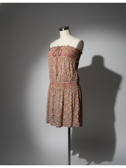 Old Navy Light Brown Floral Tube Top Dress Size XL