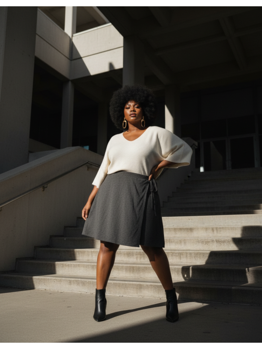 Old Navy Gray Elastic Waist Sweat Skirt Size XL