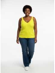 INC Neon Knit Tank Top Size 4X