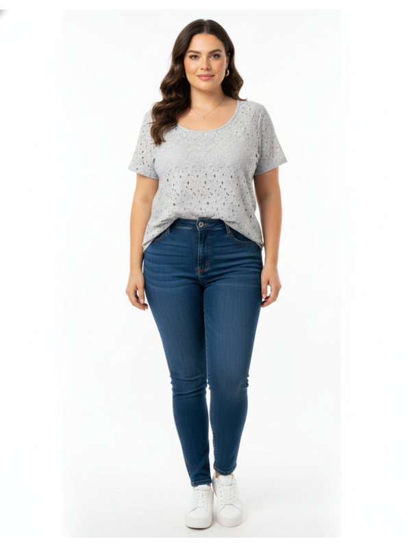 Lane Bryant Gray Tee Size 26/28