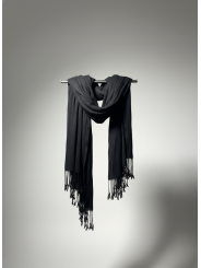 Black Cozy Scarf