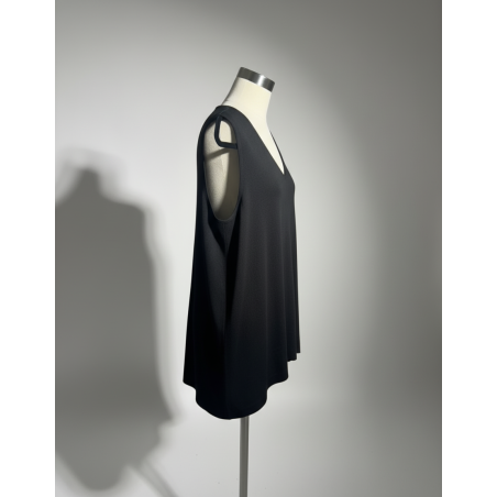 Venezia Jeans Black Knit Tank Top Size 22/24