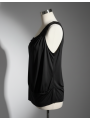 Lane Bryant Black Asymmetrical Top  w/Beaded Shoulder Size 22/24