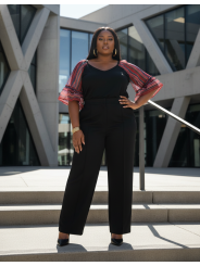 BLOOM CHIC Stripe Sleeve Blouse Size 14/16